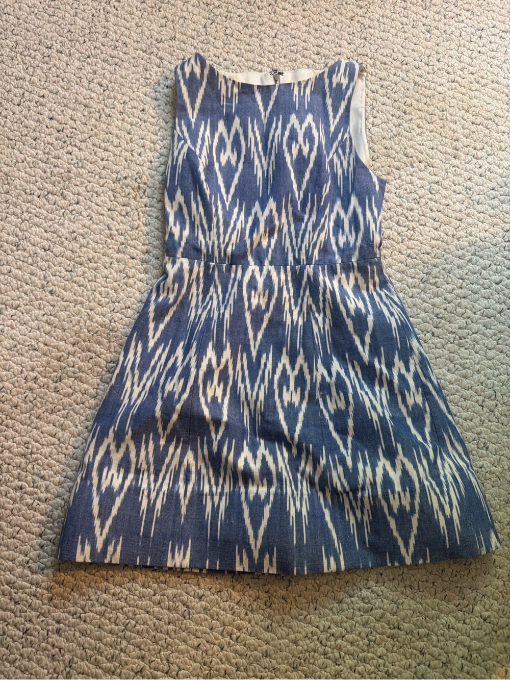 Alice + Olivia Epstein Ikat Print A-Line Dress - Picture 2 of 4